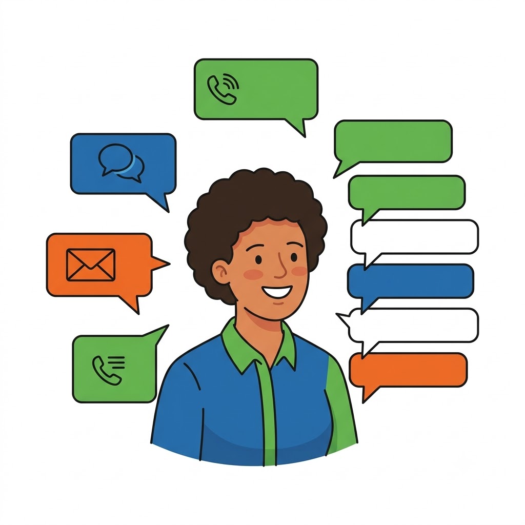 Communicatie: mail, sms en chat op één plek